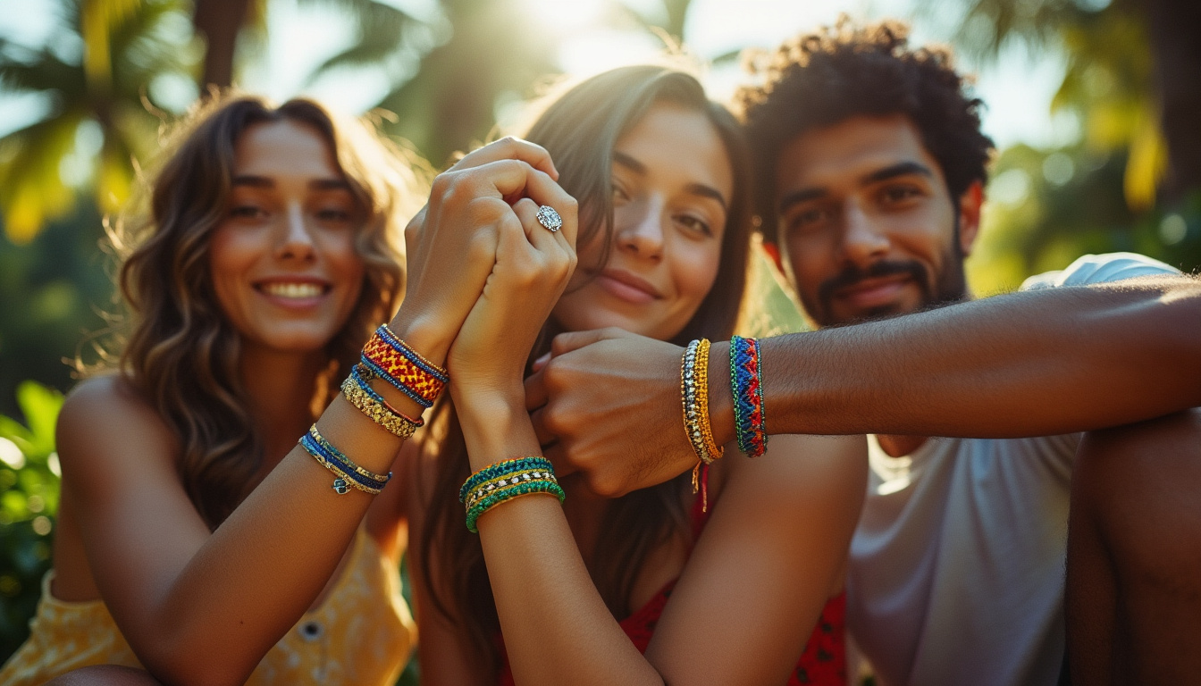 découvrez la signification des motifs de bracelet brésilien et inspirez-vous avec des idées d'associations originales pour personnaliser vos créations et offrir des bracelets uniques à vos proches.