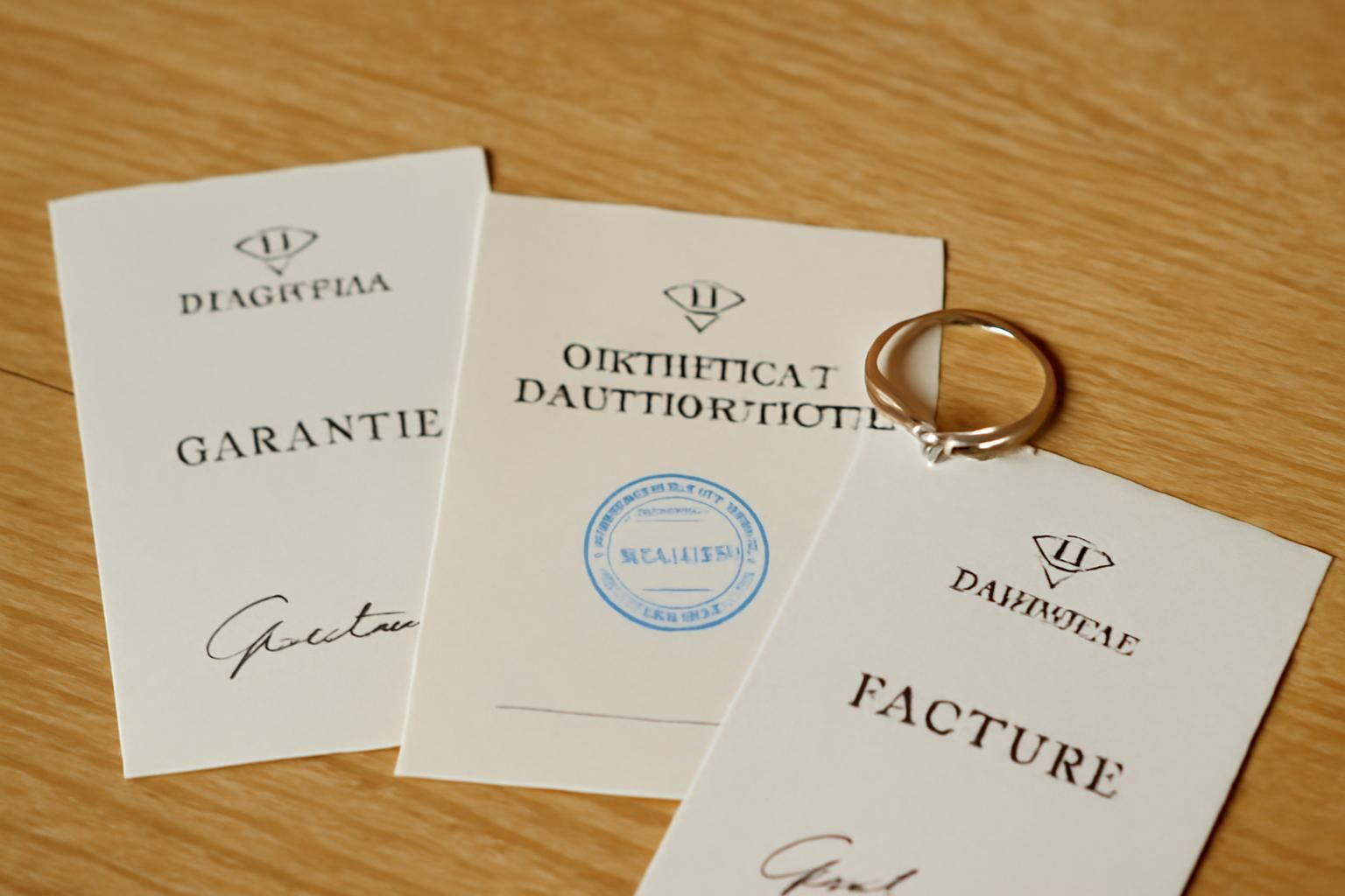 découvrez les différences entre garantie, certificat et facture en bijouterie, et comprenez leur importance pour sécuriser vos achats et assurer la valeur de vos bijoux.